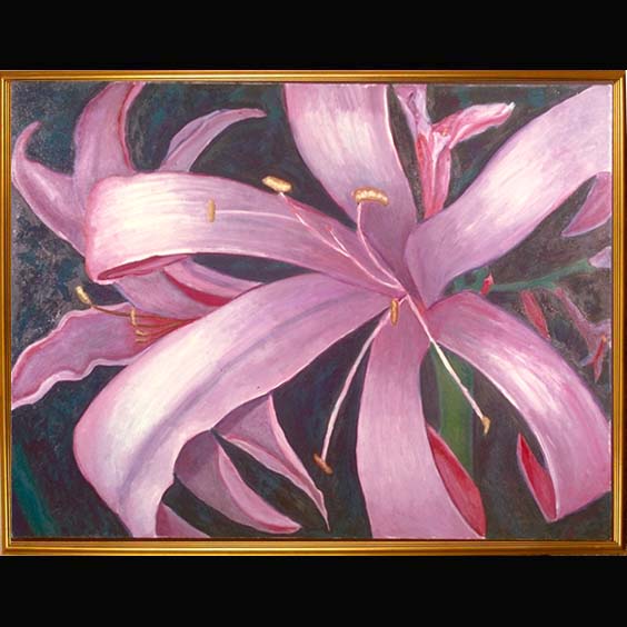 Floral Oil painting created by Carol Sakai