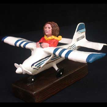 airplane sculpture special occasion gift by Carol S Sakai