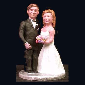 wedding sculpture, cake topperby Artist Carol Sakai