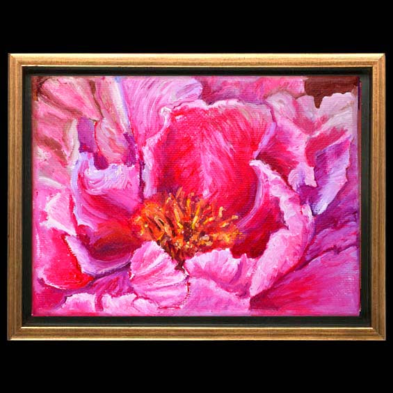 Floral Oil painting created by Carol Sakai