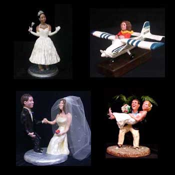 custom OOAK cake toppers figures sculptures by Carol Sakai