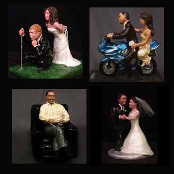 custom OOAK cake toppers figures sculptures by Carol Sakai