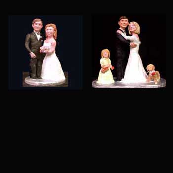 custom OOAK cake toppers figures sculptures by Carol Sakai
