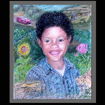 RJ, Pastel Portrait painted by Carol Sakai